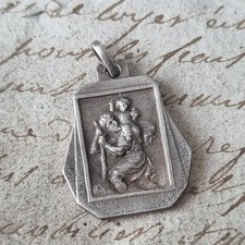 Saint christopher silver d'occasion  Expédié en Belgium