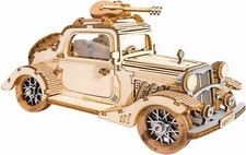 Robotime Vintage Samochód Model 3D Drewniane puzzle Zabawka Prezenty dla dziecka na sprzedaż  Wysyłka do Poland