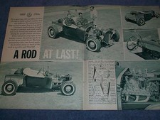 T-Bucket Roadster Pick-Up Vintage Hot Rod Artigo "Uma Vara Finalmente" , usado comprar usado  Enviando para Brazil