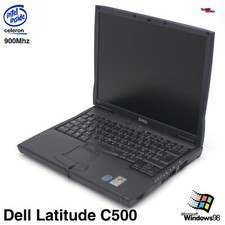 Dell Latitude C500 Notebook Laptop Windows 98 Parallel Lpt Celeron 900MHZ 60GB comprar usado  Enviando para Brazil