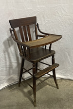 Antique oak highchair for sale  Dayton