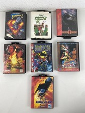 Lote 7 clone Batman & Robin Mortal Kombat Superman Street Fighter Sega Megadrive comprar usado  Enviando para Brazil