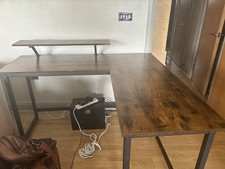 Shaped computer desk for sale Shaped computer desk for sale  LONDON