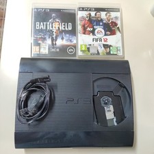Usado, PS3 Super Slim 500GB  con cavo + BATTLEFIELD 3 e FIFA comprar usado  Enviando para Brazil