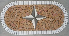 Rosone mosaico marmo usato  Chiampo