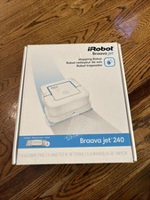 Esfregão inteligente iRobot Braava Jet 240 varredura úmida/úmida/seca Bluetooth todos os itens incluídos comprar usado  Enviando para Brazil