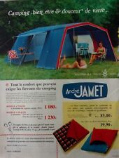 Publicite camping tente d'occasion  Montluçon