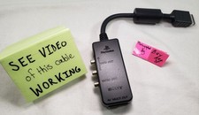 Adaptador composto oficial Sony PS1 AV cabo multi vídeo SCPH-10080 PlayStation, usado comprar usado  Enviando para Brazil