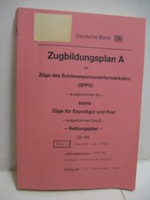 Eisenbahn zugbildungsplan deut gebraucht kaufen  Schkeuditz