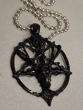 Baphomet kette schwarz gebraucht kaufen  Beckingen