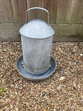 Chicken galvanised water for sale  COLCHESTER