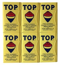 Papel de enrolar TOP, pacote com 6, 600 folhas de papel de cigarro no total comprar usado  Enviando para Brazil