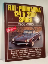 Fiat-Pininfarina 124 & 2000 Spider 1968-1985,Bookland Books By Clark Road Test comprar usado  Enviando para Brazil