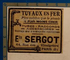 Sergot paris iron d'occasion  Expédié en Belgium