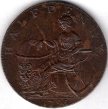 Emsworth halfpenny 1793. for sale  SHREWSBURY