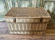 Large vintage wicker for sale  HEXHAM
