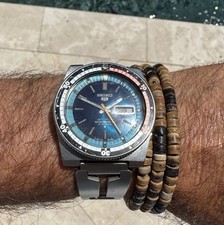 seiko 5 esportes relógio automático vintage 1970 Regatta 6119-6053 corrida comprar usado  Enviando para Brazil