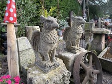 Pair composition stone for sale  ASHBOURNE