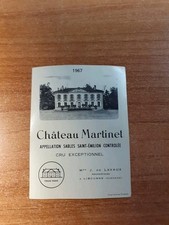 Etiquette martinet 1967 d'occasion  Montigny-le-Bretonneux