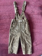 Kinderlederhose echt leder gebraucht kaufen  Aßling