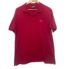 Camisa polo clássica masculina Lacoste tamanho 5 rosa grande 100% algodão L1212 RRP$140 comprar usado  Enviando para Brazil
