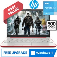 Notebook HP RED 15,6" Intel Pentium Silver N5000 4GB 500GB HD WebCam HDMI comprar usado  Enviando para Brazil