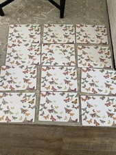MacKenzie-Childs Borboleta Jardim Cortiça Traseiro Conjunto de 12 Placemats comprar usado MacKenzie-Childs Borboleta Jardim Cortiça Traseiro Conjunto de 12 Placemats comprar usado  Enviando para Brazil