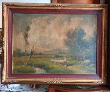 Quadro olio tela usato  Sannazzaro de Burgondi