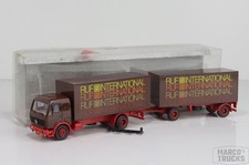 Caminhão reboque caixa Albedo MB NG 2a/2a marrom/vermelho “Ruf International” /AL795 comprar usado  Enviando para Brazil