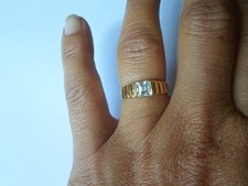 Bague plaqué jonc d'occasion  Rioz