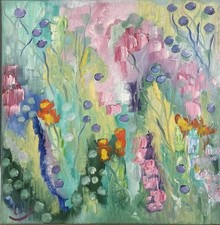 ölbild gemälde blumen gebraucht kaufen  Stuttgart