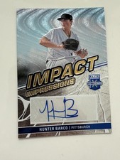 HUNTER BARCO 2023 Panini Elite Extra Edition beisebol IMPACTO AUTOMÁTICO RC #II-HBC comprar usado  Enviando para Brazil