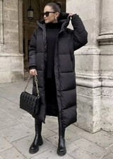 Zara black long for sale  CHESTER