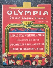 Olympia rare cardboard d'occasion  Expédié en Belgium