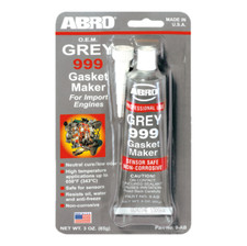 ABRO 999 RTV Silicone Sealant and Gasket Maker - 650 Degrees F, OEM Grey  na sprzedaż  Wysyłka do Poland