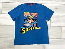 Superman blue shirt for sale  WALTHAM CROSS