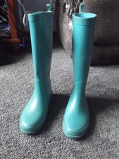 BOTAS DE CHUVA INFANTIL TAMANHO 3 GALOCHAS TURQUESA MENINAS MENINOS UNISSEX comprar usado  Enviando para Brazil