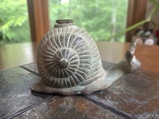 Aspersor antigo de bronze fundido de caracol antigo gramado jardim fonte estátua de caracol comprar usado  Enviando para Brazil