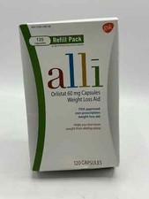 Usado, Suplemento dietético para perda de peso New-alli pílulas Orlistat 60 mg cápsula 120 unidades comprar usado  Enviando para Brazil