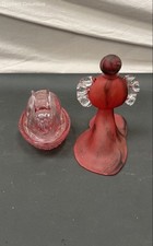 Juego de 2 figuras decorativas de cristal segunda mano  Embacar hacia Mexico