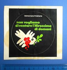 Adesivo sticker vintage usato  Italia