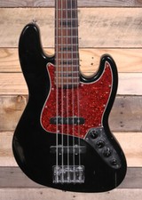 Fender Active Jazz Bass V 5 cordas baixo preto com Gigbag "condição do jogador", usado comprar usado  Enviando para Brazil