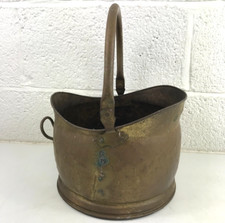 Vintage brass coal for sale  EXETER