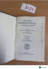The Concise Oxford Dictionary Of Current English 5th Ed By H. W. Fowler, usado comprar usado  Enviando para Brazil