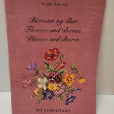 Cartão com nome Eva Rosenstand Pernille ponto cruz padrões crianças bagas e flores comprar usado  Enviando para Brazil