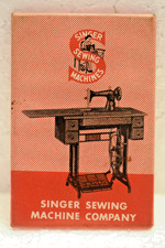 Máquina de costura vintage Singer publicidade espelho de lata vermelho preto branco rara promoção comprar usado  Enviando para Brazil