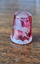 Cranberry red glass for sale  THATCHAM