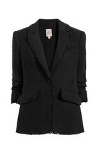 NOVO Casaco Jaqueta Cinq A Sept BOUCLE KHLOE BLAZER PRETO comprar usado  Enviando para Brazil