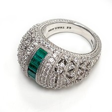 Judith ripka emerald for sale  Palm Springs