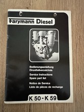 Betriebsanleitung ersatzteilli gebraucht kaufen  Lichtenstein